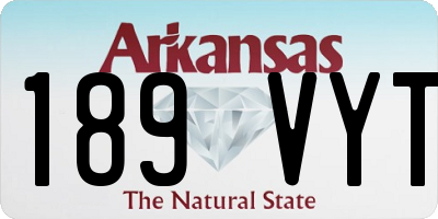 AR license plate 189VYT