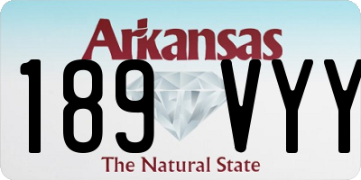 AR license plate 189VYY
