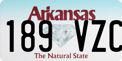 AR license plate 189VZC