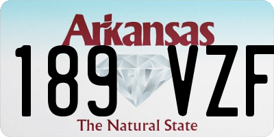 AR license plate 189VZF