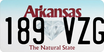 AR license plate 189VZG