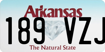 AR license plate 189VZJ