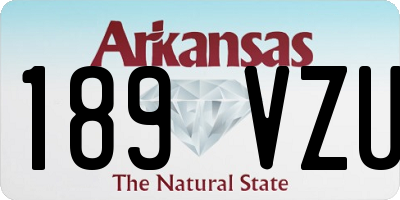AR license plate 189VZU