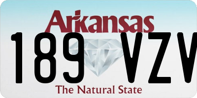AR license plate 189VZV