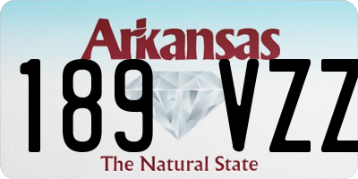AR license plate 189VZZ