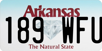 AR license plate 189WFU