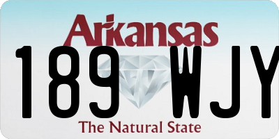 AR license plate 189WJY