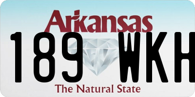 AR license plate 189WKH