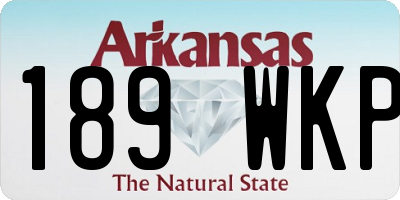 AR license plate 189WKP