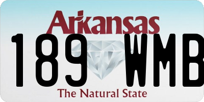 AR license plate 189WMB
