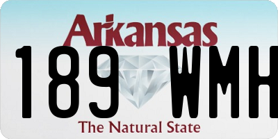 AR license plate 189WMH