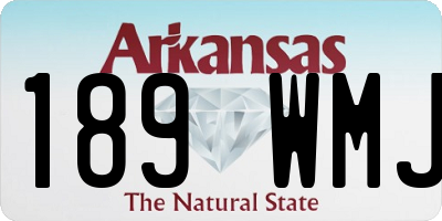 AR license plate 189WMJ