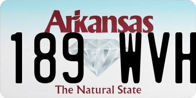 AR license plate 189WVH