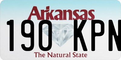 AR license plate 190KPN