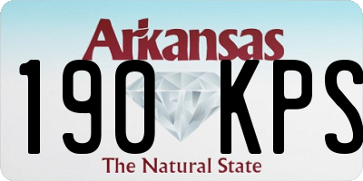 AR license plate 190KPS