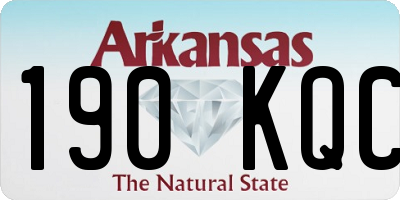 AR license plate 190KQC