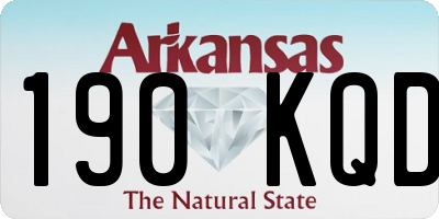 AR license plate 190KQD