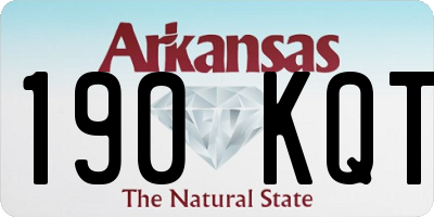 AR license plate 190KQT