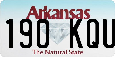 AR license plate 190KQU