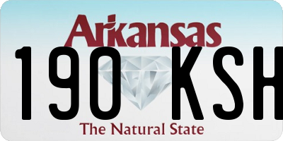 AR license plate 190KSH