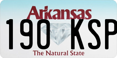 AR license plate 190KSP