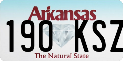 AR license plate 190KSZ