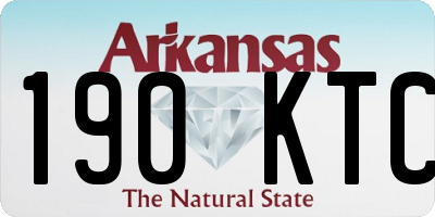 AR license plate 190KTC