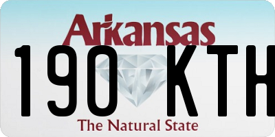 AR license plate 190KTH