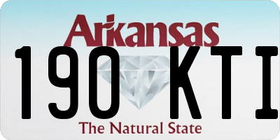 AR license plate 190KTI