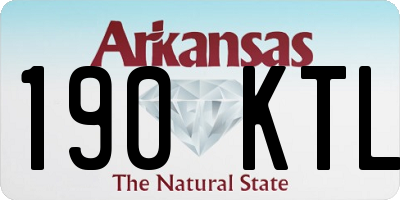 AR license plate 190KTL