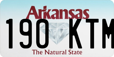 AR license plate 190KTM