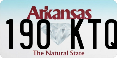 AR license plate 190KTQ