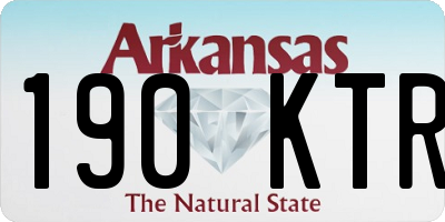 AR license plate 190KTR