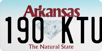 AR license plate 190KTU