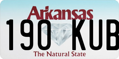 AR license plate 190KUB