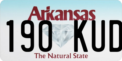 AR license plate 190KUD