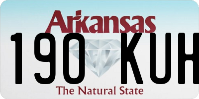 AR license plate 190KUH