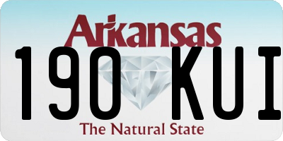 AR license plate 190KUI