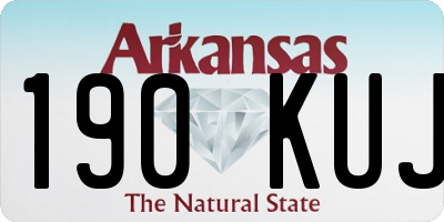 AR license plate 190KUJ