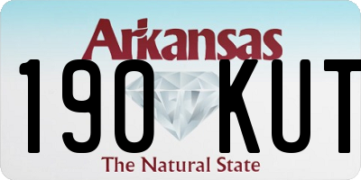 AR license plate 190KUT
