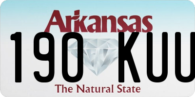AR license plate 190KUU