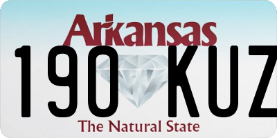 AR license plate 190KUZ