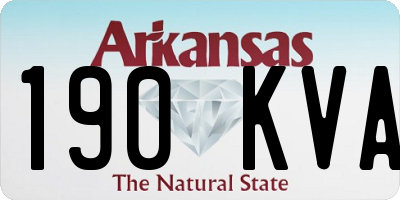 AR license plate 190KVA