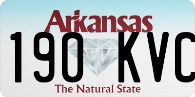 AR license plate 190KVC