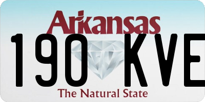 AR license plate 190KVE