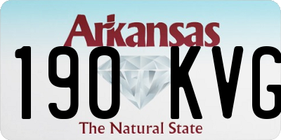 AR license plate 190KVG