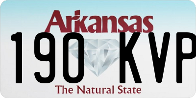 AR license plate 190KVP