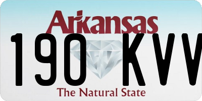 AR license plate 190KVV