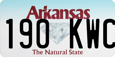 AR license plate 190KWC