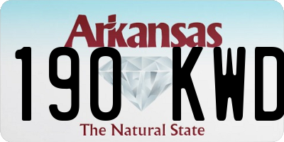 AR license plate 190KWD